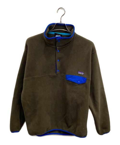 Patagonia（パタゴニア）Patagonia (パタゴニア) シンチラスナップT ブラウン サイズ:Mの古着・服飾アイテム