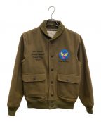 AVIREXアヴィレックス）の古着「WOOL A-1 JACKET」｜カーキ