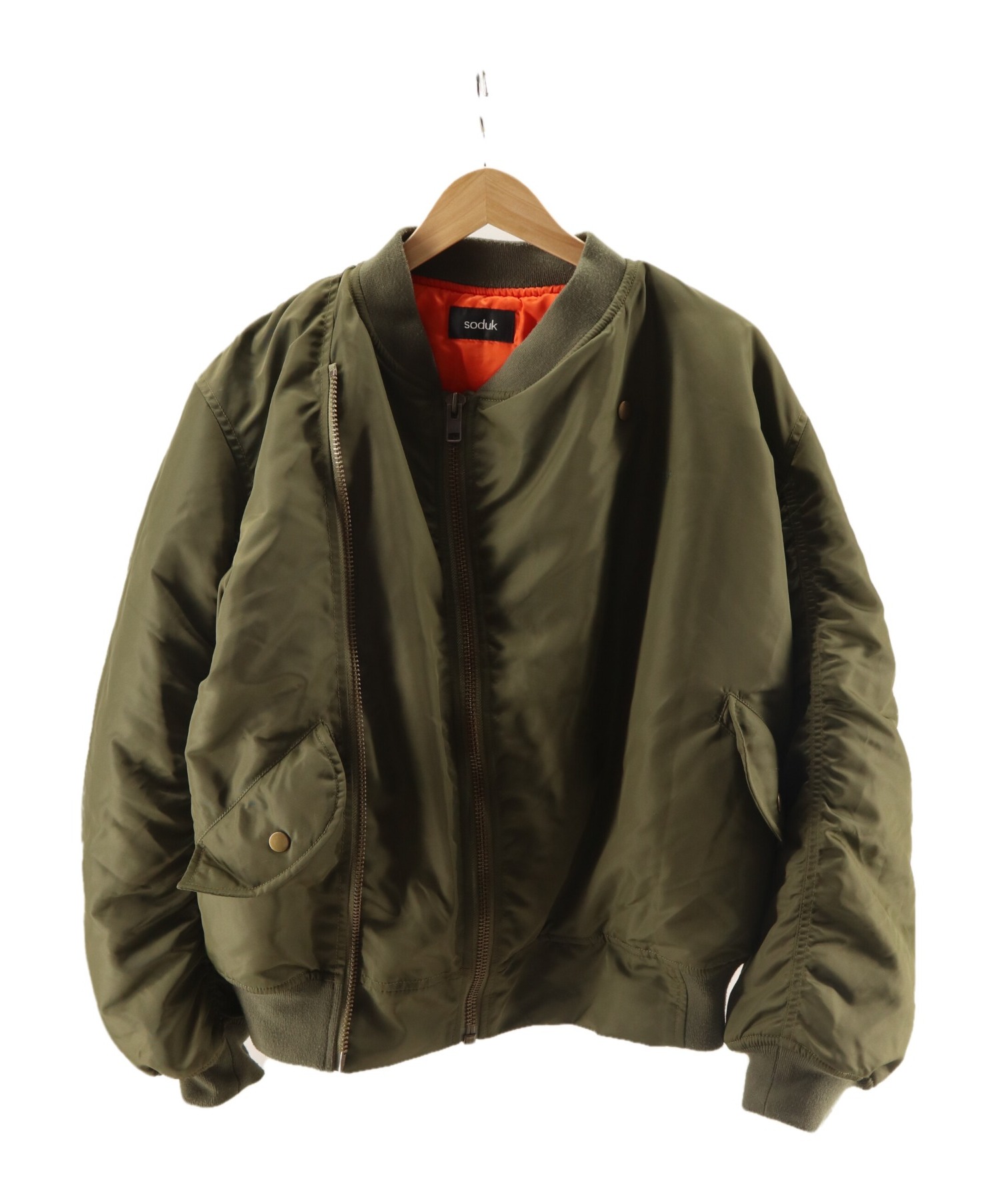 【中古・古着通販】soduk (スドーク) multiple ways MA-1 jacket