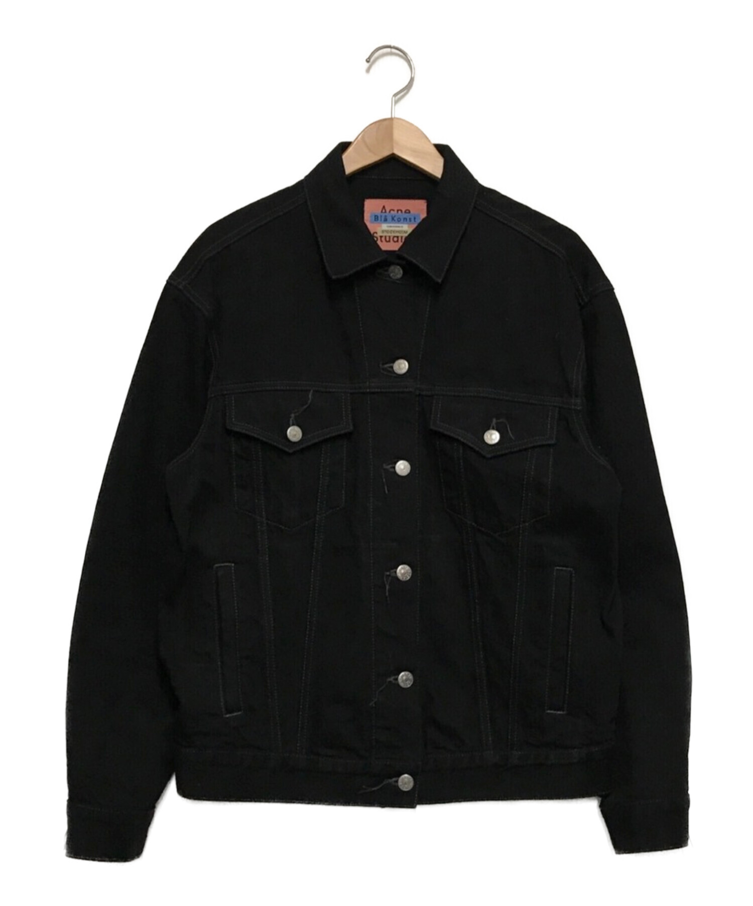 Acne studios デニムジャケットused black新品 アウター | utpba.org