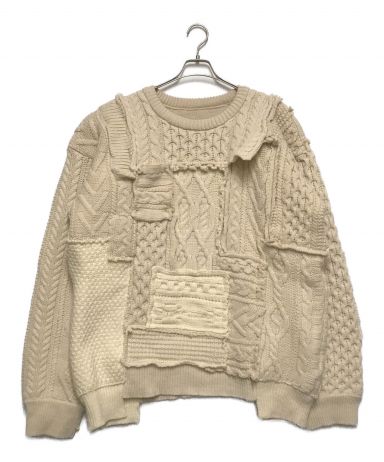 [中古]stein(シュタイン)のメンズ トップス OVERSIZED INTERLACED CABLE KNIT