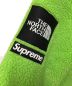 中古・古着 SUPREME×THE NORTH FACE (シュプリーム × ザノースフェイス) Sロゴフーデッドフリースジャケット グリーン サイズ:Ⅿ：34800円