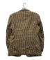 CORDINGS (コーディングス) Harris Tweed (ハリスツイード) ハリスツイード3Bテーラードオジャケット ブラウン サイズ:44S：12800円