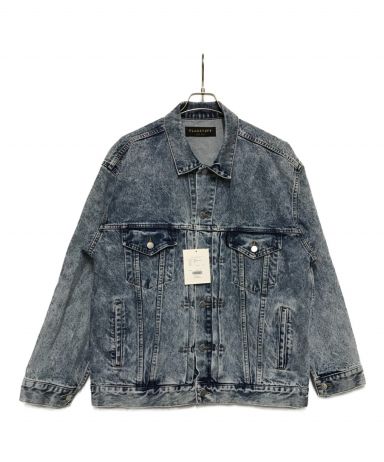 【中古・古着通販】flagstuff (フラグスタッフ) MIX DENIM JACKET スカイブルー サイズ:XL｜ブランド・古着通販  トレファク公式【TREFAC FASHION】スマホサイト