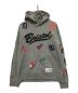 F.C.R.B.（エフシーアールビー）の古着「MLB TOUR ALL TEAM SWEAT HOODIE」｜グレー