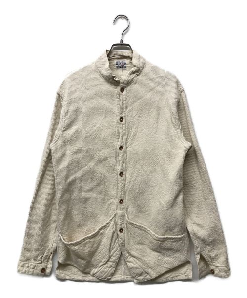 TENDER Co.（テンダー コー）TENDER Co. (テンダー コー) BASTE POCKET SHIRT ベージュ サイズ:3の古着・服飾アイテム