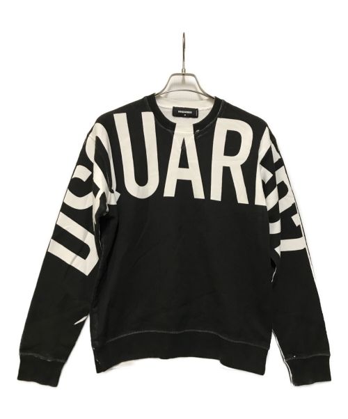 DSQUARED2（ディースクエアード）DSQUARED2 (ディースクエアード) D2 MACRO COOL SWEATER ブラック サイズ:Mの古着・服飾アイテム