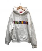 SUPREMEシュプリーム）の古着「Beaded Hooded Sweat Shirt」｜ホワイト