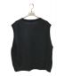 BOWWOW (バウワウ) COTTON KNIT VEST ブラック サイズ:XXL：6000円