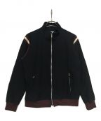 son of the cheese（サノバチーズ））の古着「Satin Track Jacket　トラックジャケット」｜ネイビー