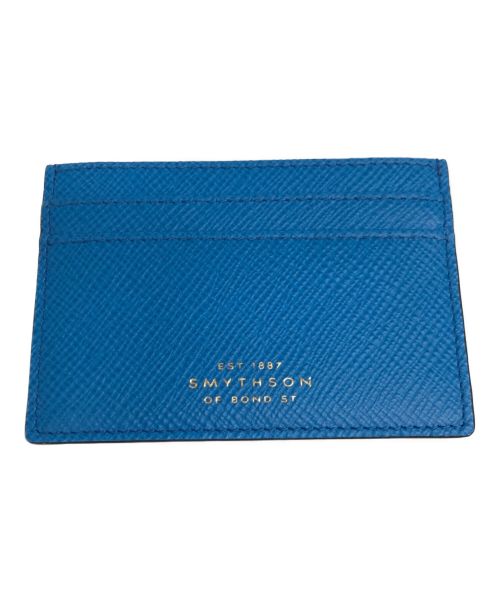 SMYTHSON（スマイソン）SMYTHSON (スマイソン) パスケース ブルーの古着・服飾アイテム