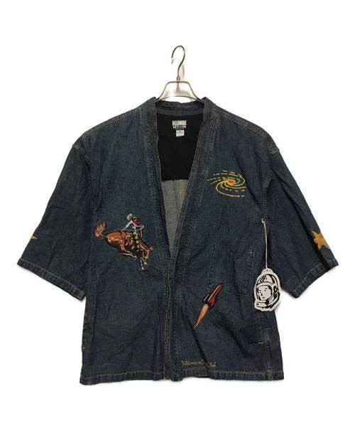 BILLIONAIRE BOYS CLUB（ビリオネアボーイズクラブ）BILLIONAIRE BOYS CLUB (ビリオネアボーイズクラブ) BB SPACE RIDER L/S KIMONO インディゴ サイズ:Mの古着・服飾アイテム