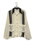 SUGARHILLシュガーヒル）の古着「Crape Bowring Shirt」｜ベージュ