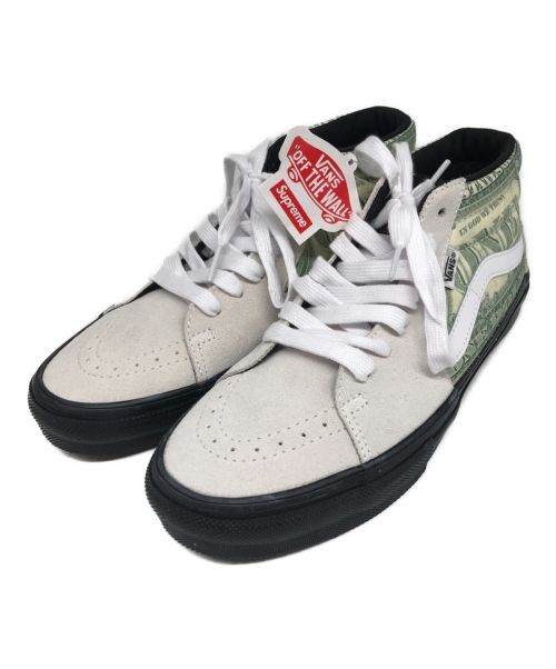 VANS（バンズ）VANS (バンズ) SUPREME (シュプリーム) Dollar Skate Grosso Mid ベージュ サイズ:US 8 1/2の古着・服飾アイテム