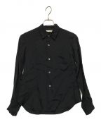 COMME des GARCONSコムデギャルソン）の古着「キュプラシャツ」｜ブラック