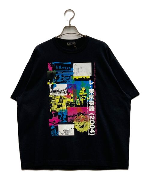 KOLOR（カラー）KOLOR (カラー) ハイゲージ天竺 プリントTシャツ ブラック サイズ:Sの古着・服飾アイテム