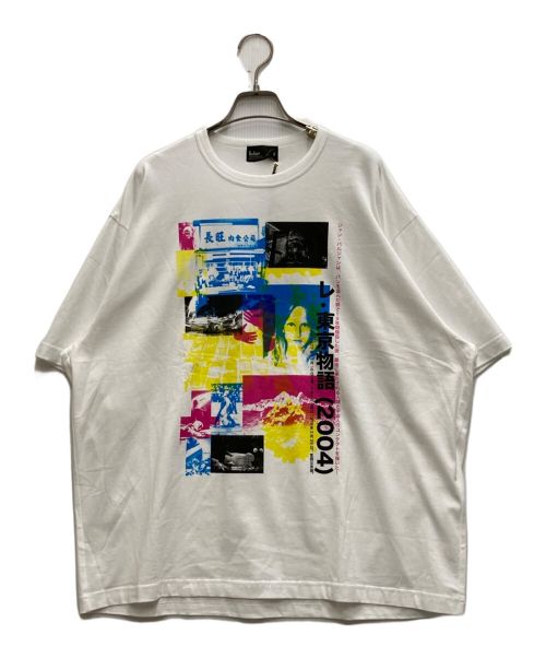 KOLOR（カラー）KOLOR (カラー) ハイゲージ天竺 プリントTシャツ ホワイト サイズ:Ⅼの古着・服飾アイテム