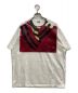 kolor/BEACON（カラービーコン）の古着「ネックスイッチング プリント Tシャツ」｜ホワイト