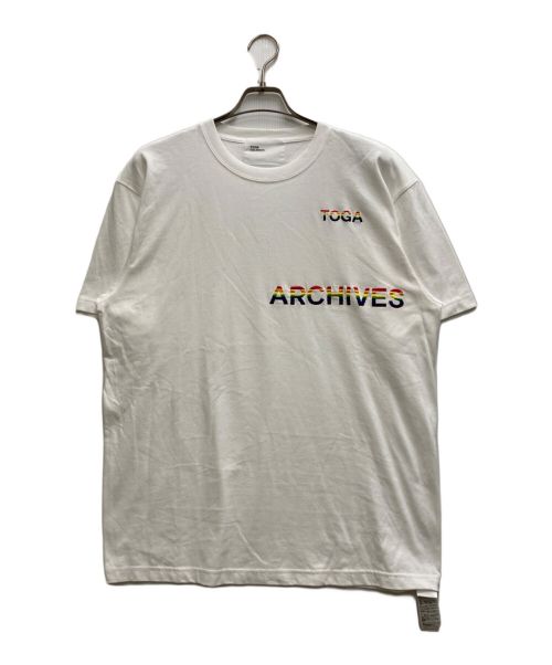 TOGA ARCHIVES（トーガアーカイブス）TOGA ARCHIVES (トーガアーカイブス) EMBRODERY T-SHIRTS ホワイト サイズ:XLの古着・服飾アイテム