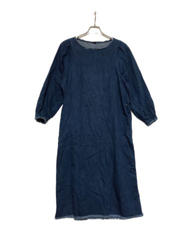 [中古]45R(フォーティーファイブアール)のレディース ワンピース コットンリネンデニムのドレス