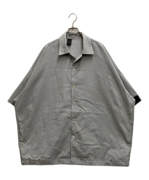 N.HOOLYWOOD（エヌ ハリウッド）N.HOOLYWOOD (エヌ ハリウッド) HALF SLEEVE BIG SHIRT グレー サイズ:38の古着・服飾アイテム