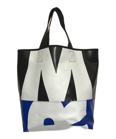 【中古・古着通販】MARNI (マルニ) トートバッグ ブラック×ブルー 