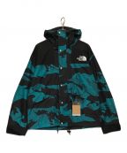 THE NORTH FACEザ ノース フェイス）の古着「Printed 86 Retro Mountain Jacket」｜ブラック×グリーン