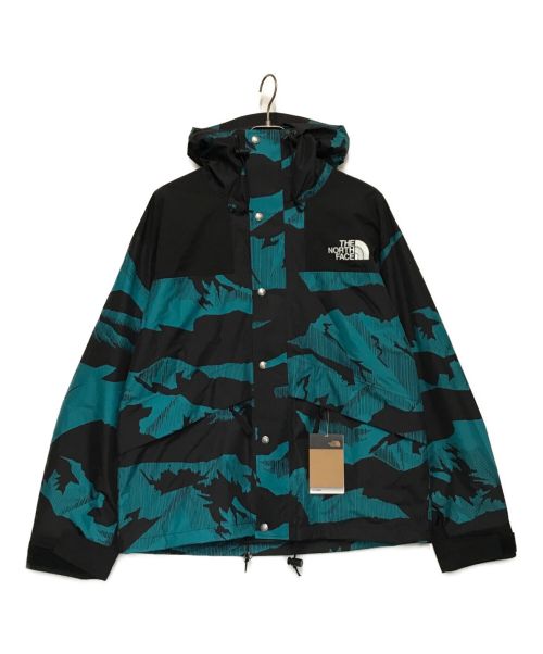 THE NORTH FACE（ザ ノース フェイス）THE NORTH FACE (ザ ノース フェイス) Printed 86 Retro Mountain Jacket ブラック×グリーン サイズ:Ｍの古着・服飾アイテム