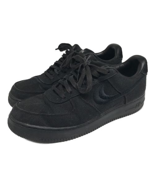 NIKE（ナイキ）NIKE (ナイキ) stussy (ステューシー) AIR FORCE1 LOW ブラック サイズ:29.5の古着・服飾アイテム