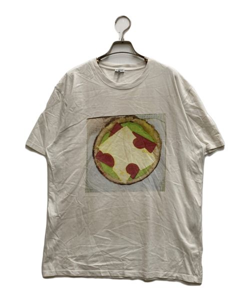 LOEWE（ロエベ）LOEWE (ロエベ) pizza Tee ホワイト サイズ:Ⅿの古着・服飾アイテム