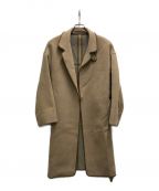 45Rフォーティーファイブアール）の古着「パイルカットメルトンヘリンボンのコート」｜ベージュ