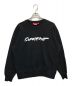 SUPREME（シュプリーム）の古着「Futura Logo Crewneck」｜ブラック