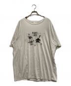 Saint Laurent Parisサンローランパリ）の古着「ダメージ加工Tシャツ」｜ホワイト