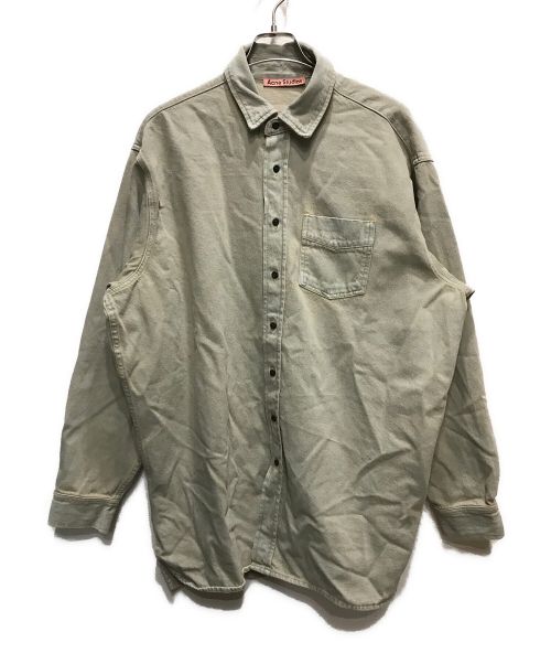 Acne studios（アクネ ストゥディオス）Acne studios (アクネストゥディオス) Organic Denim Shirt インディゴ サイズ:サイズ50の古着・服飾アイテム