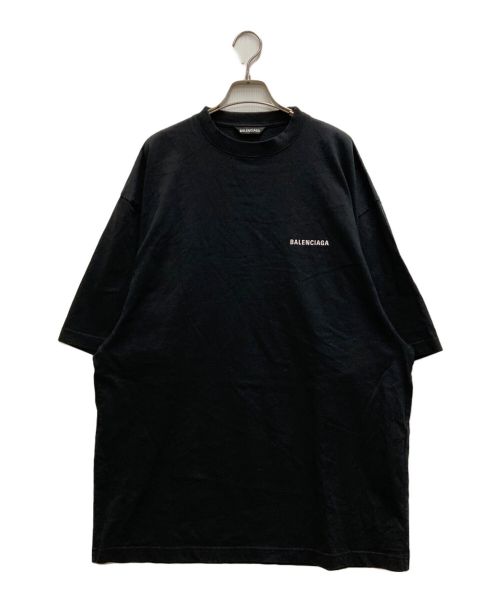 BALENCIAGA（バレンシアガ）BALENCIAGA (バレンシアガ) DEFILEロゴTシャツ ブラック サイズ:XXSの古着・服飾アイテム