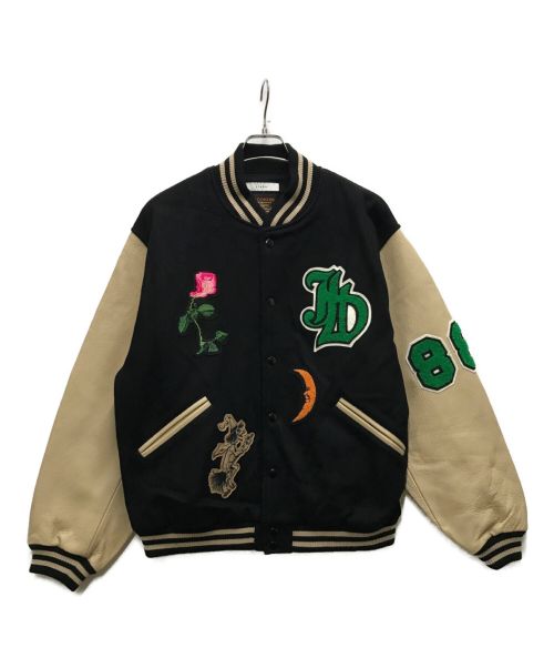 jieda（ジエダ）jieda (ジエダ) skookum (スクーカム) PATCH STADIUM JACKET ブラック サイズ:2の古着・服飾アイテム