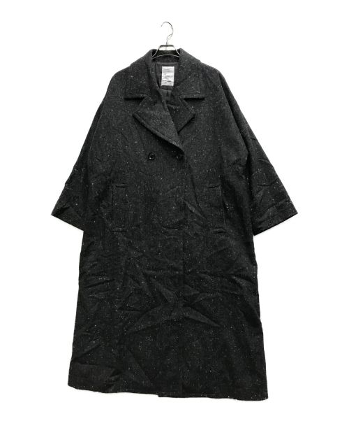 SHAREEF（シャリーフ）SHAREEF (シャリーフ) NEP MELTON LONG COAT グレー サイズ:2の古着・服飾アイテム