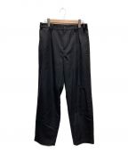 stussyステューシー）の古着「VOLUME PLEATED TROUSER」｜ブラック