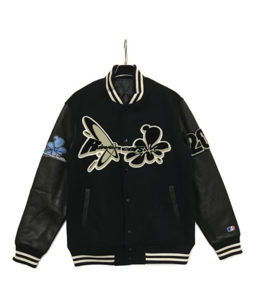 RAVERACERS（レイヴ・レイサーズ）RAVERACERS (レイヴ・レイサーズ) varsity jacket ブラック サイズ:XLの古着・服飾アイテム