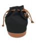 maison kitsune (メゾンキツネ) CONTOUR FOX BUCKET BAG ブラック サイズ:なし：27800円