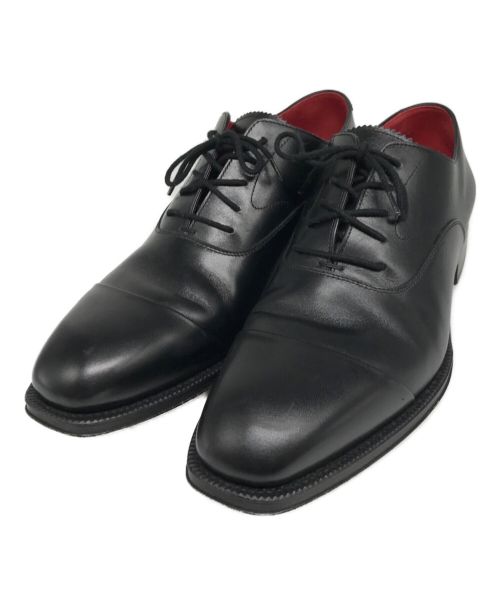 ALEXANDER McQUEEN（アレキサンダーマックイーン）ALEXANDER McQUEEN (アレキサンダーマックイーン) BLACK DERBY SHOES ブラック サイズ:42の古着・服飾アイテム