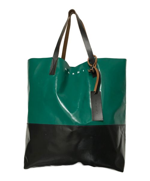 MARNI（マルニ）MARNI (マルニ) TRIBECA・PVCトートバッグ グリーン サイズ:FREEの古着・服飾アイテム