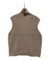 AURALEE（オーラリー）の古着「SUPER FINE WOOL RIB KNIT TURTLE NECK VEST」｜ベージュ