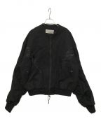 professor.Eプロフェッサー イー）の古着「Embroidered Bomber」｜ブラック