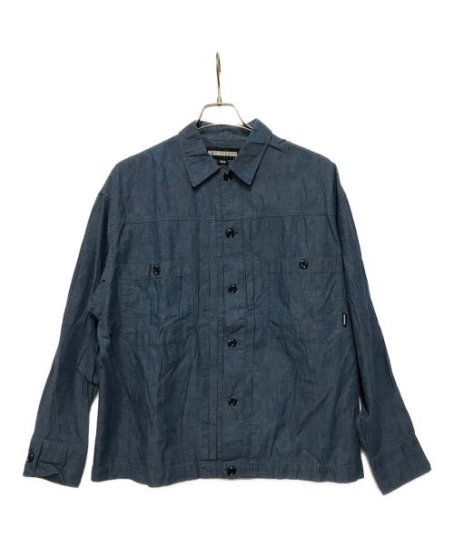 NEIGHBORHOOD（ネイバーフッド）NEIGHBORHOOD (ネイバーフッド) CHAMBRAY TYPE-2 SH LS . CO インディゴ サイズ:Mの古着・服飾アイテム