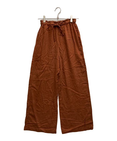 SHAINA MOTE（シャイナモート）SHAINA MOTE (シャイナモート) WIDE PANTS ブラウン サイズ:XSの古着・服飾アイテム