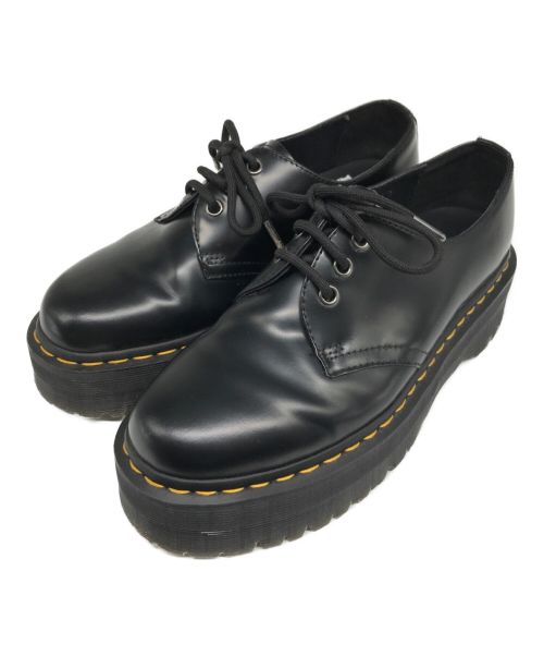 Dr.Martens（ドクターマーチン）Dr.Martens (ドクターマーチン) 厚底3ホールシューズ ブラック サイズ:UK 6の古着・服飾アイテム