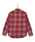 SUPREME (シュプリーム) BRUSHED PLAID FLANNEL SHIRT レッド サイズ:Ⅿ：9800円