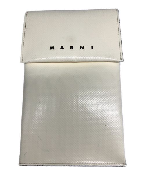 MARNI（マルニ）MARNI (マルニ) PVCネックポーチ ベージュの古着・服飾アイテム