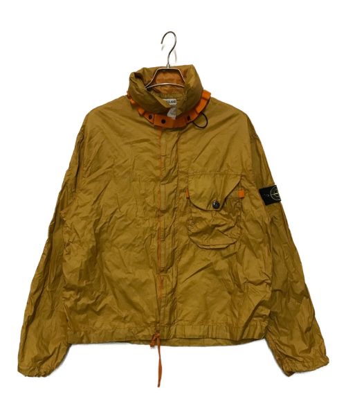 STONE ISLAND（ストーンアイランド）STONE ISLAND (ストーンアイランド) GARMENT DYED NYLON JACKET イエロー サイズ:Ⅼの古着・服飾アイテム